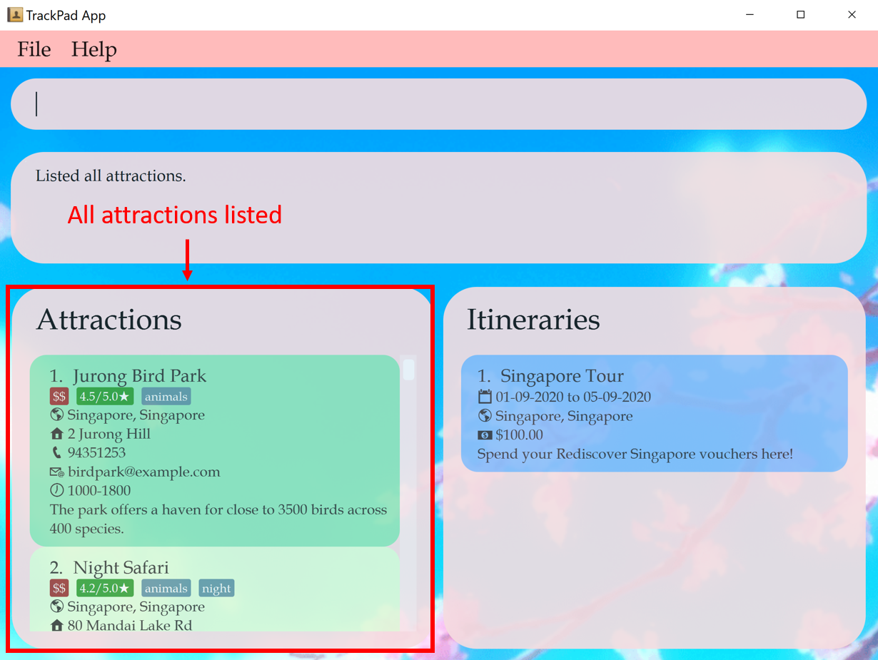 result_of_listing all_attractions